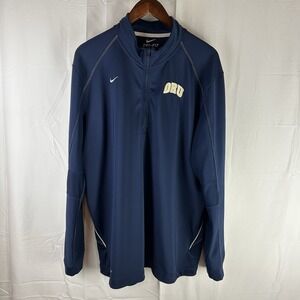 Oral Roberts Golden Eagles ORU Nike Dri Fit 1/4 Zip Men's XL Long Sleeve